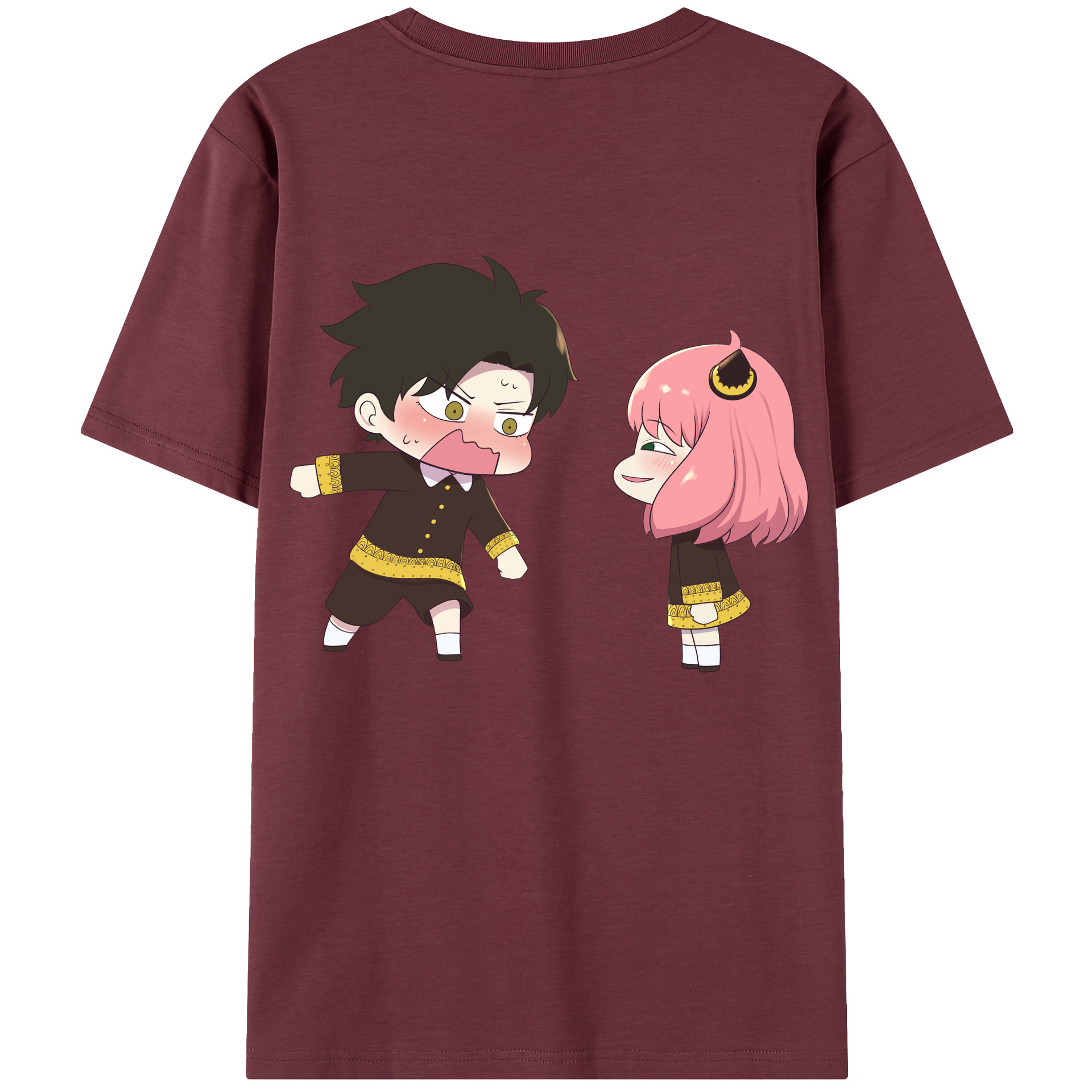（画像用） SPY×FAMILY间谍家家酒 綿100％半袖Tシャツ（背面プリント）